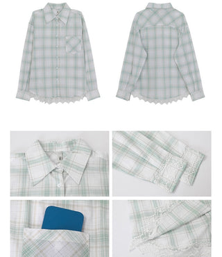 plaid sun shirt