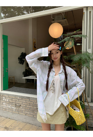 plaid sun shirt