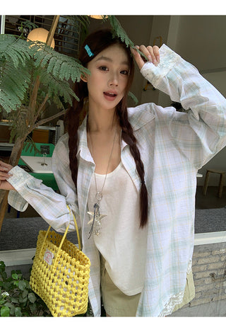 plaid sun shirt
