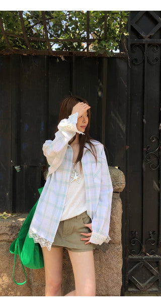 plaid sun shirt