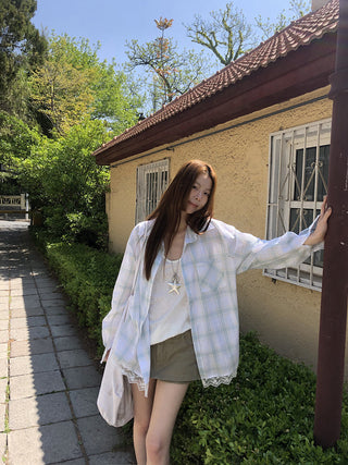 plaid sun shirt