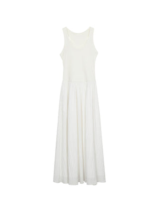 white sling dress