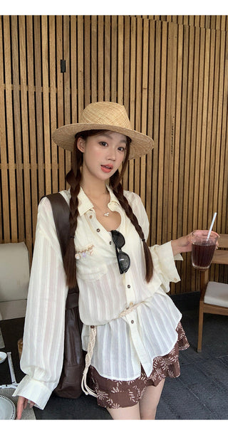 brown halter top