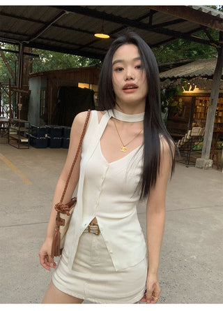 ribbon knit top