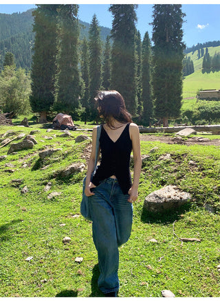 ribbon knit top
