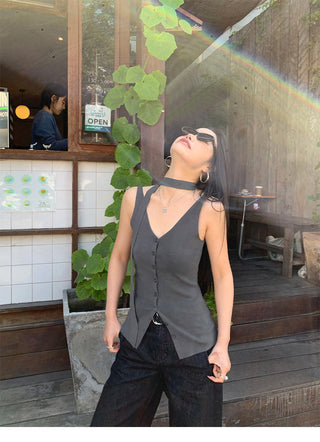 ribbon knit top