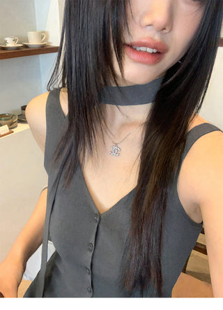 ribbon knit top