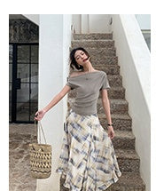 off-shoulder knit top