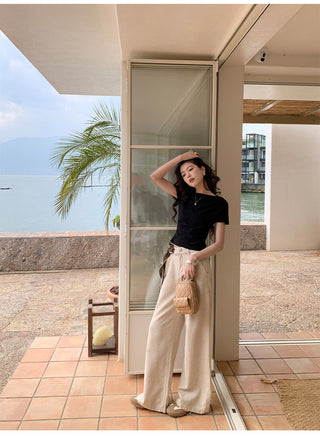 off-shoulder knit top