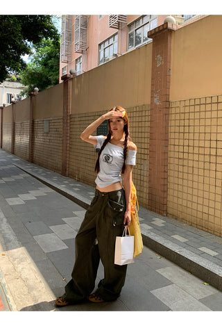 army green overalls