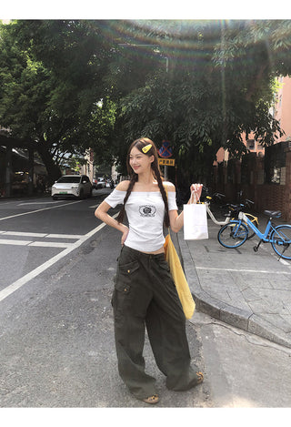 army green overalls