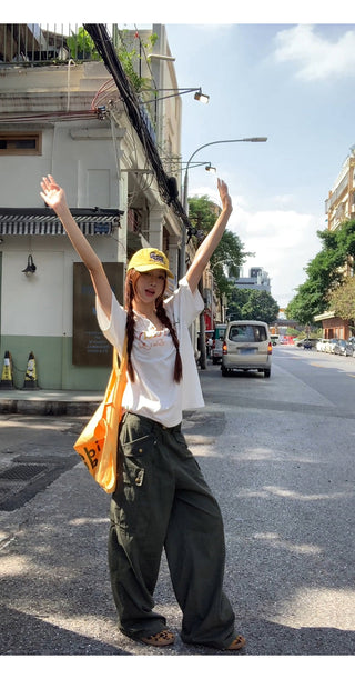 army green overalls