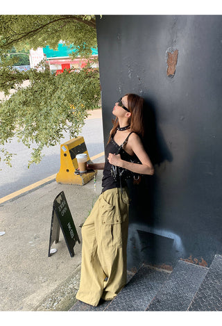 army green overalls