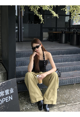 army green overalls