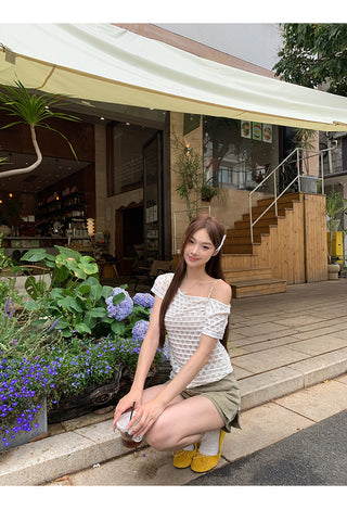strapless unique top