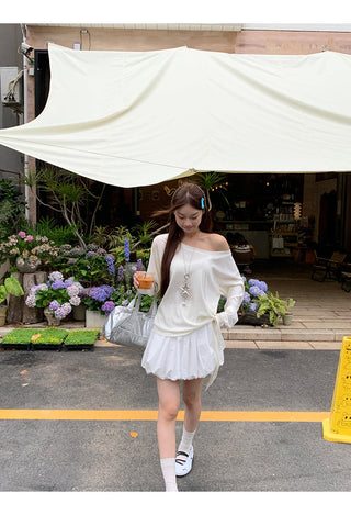 white sun top