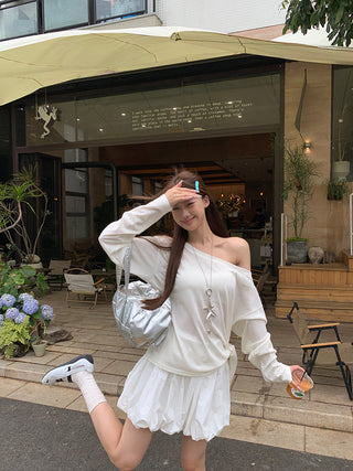 white sun top