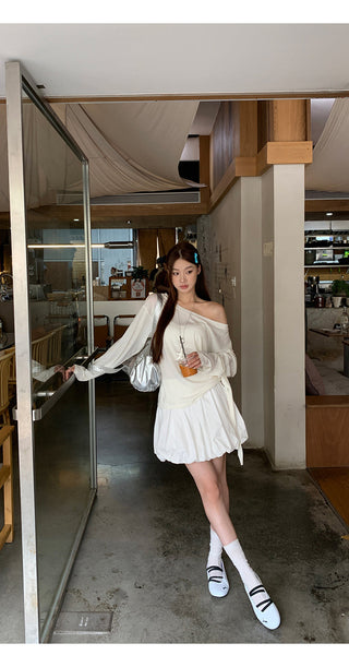 white sun top