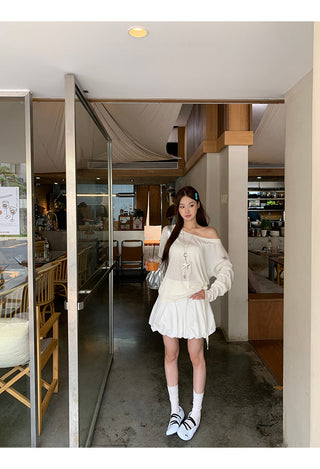 white sun top