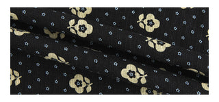 black A-line skirt