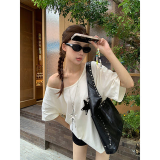 loose strapless top