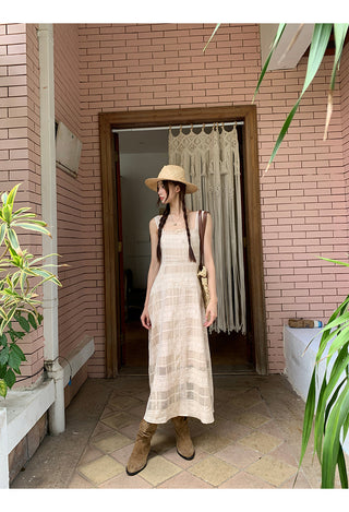 long sling dress