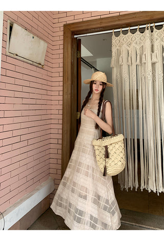 long sling dress