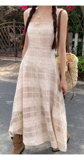long sling dress
