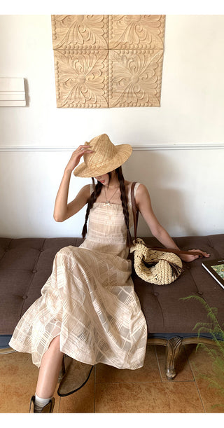 long sling dress