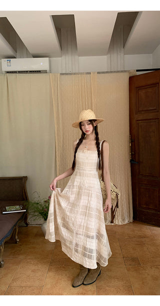 long sling dress