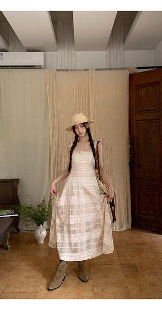 long sling dress