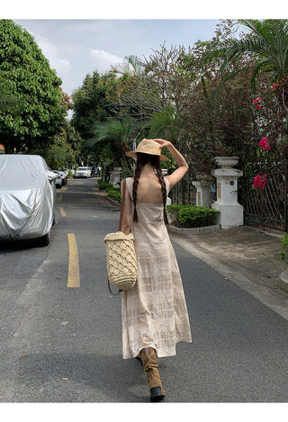 long sling dress