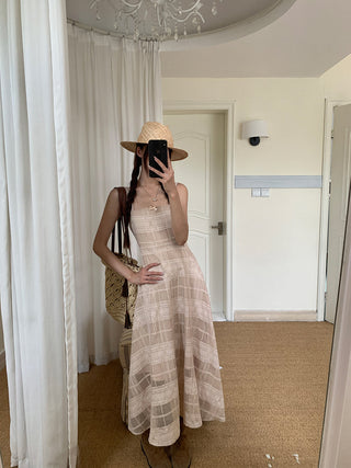 long sling dress