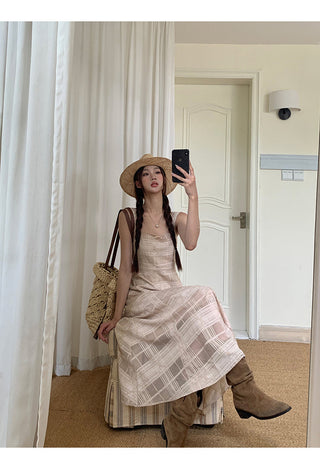 long sling dress