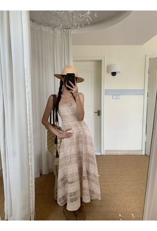 long sling dress