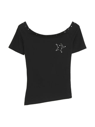 black strapless top