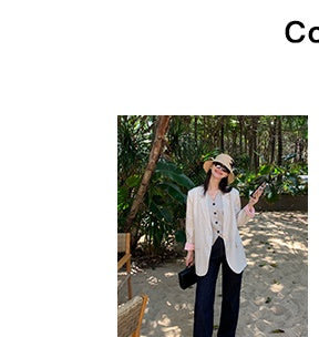 linen suit top
