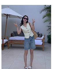linen suit top
