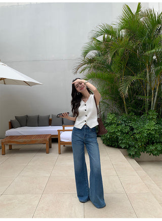 linen suit top