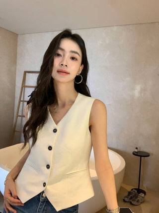linen suit top