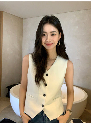 linen suit top