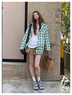 plaid sun shirt