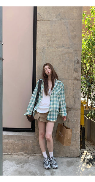 plaid sun shirt
