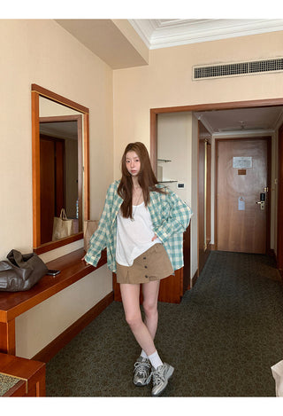 plaid sun shirt