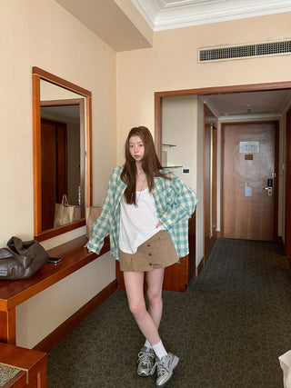 plaid sun shirt