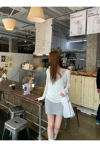 French slip dress