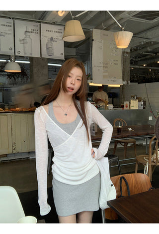French slip dress