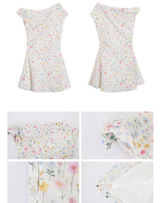 floral French dress