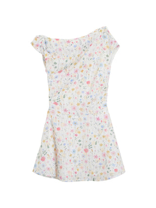 floral French dress