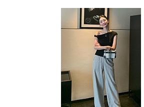 one-shoulder twist top